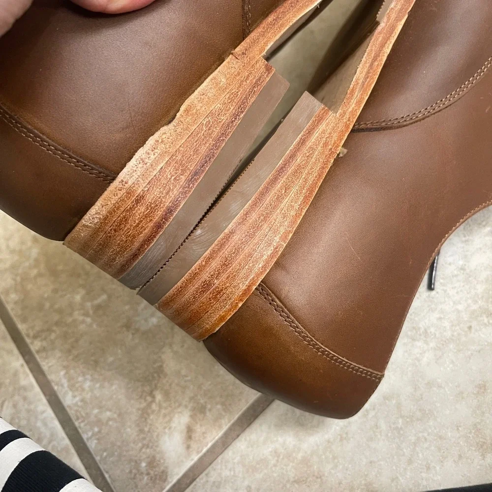 Nisolo everyday Mens Brown Leather Oxford Dress Shoes Lace‎ Up Size 11.5 wore 1x